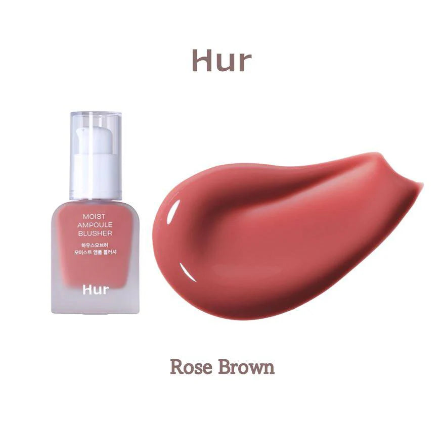 House Of Hur Moist Ampoule Blusher Rose Brown 20ml