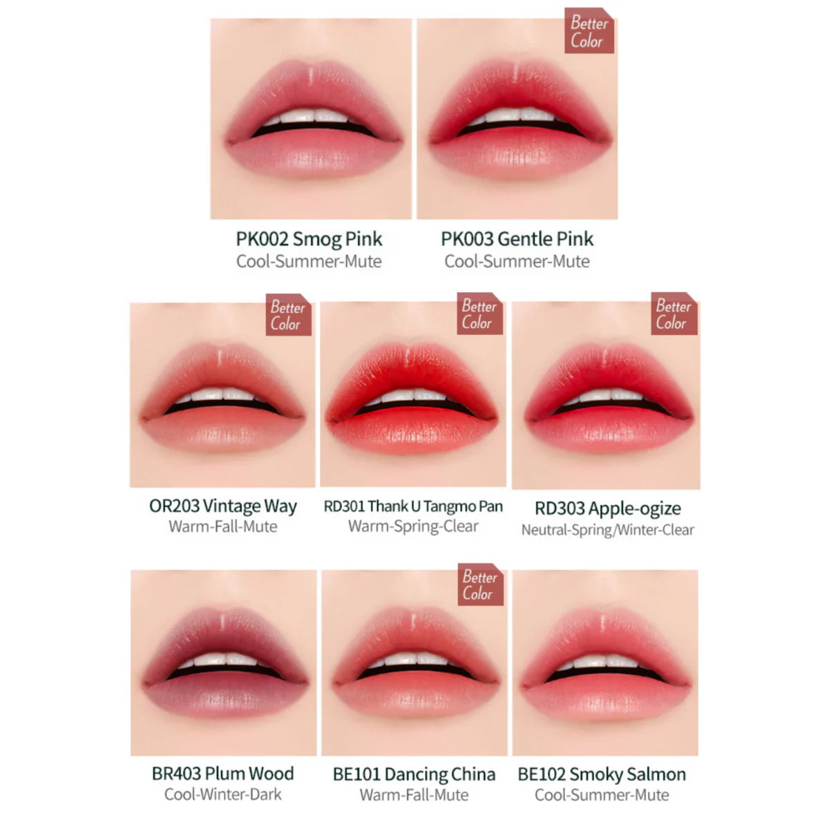 Etude House - Better Lips Talk Apple-Ogize