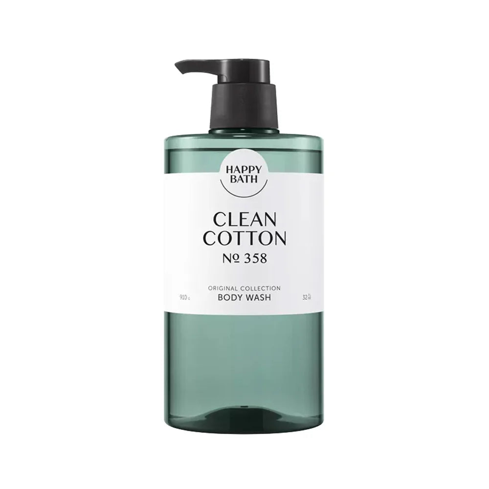 HAPPY BATH Original Collection Clean Cotton Body Wash 910g