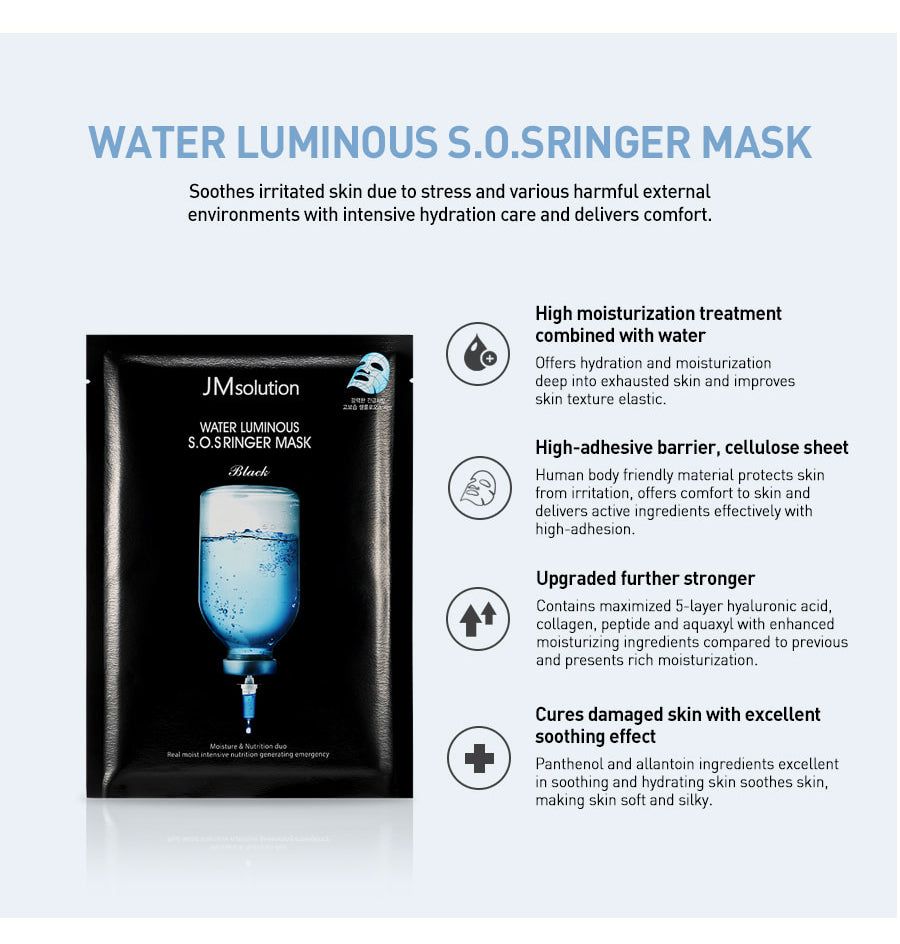 JM Solution Water Luminous S.O.S Ringer Mask