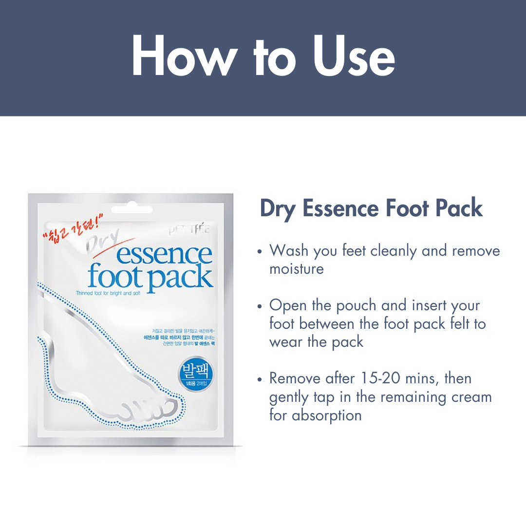 Petitfee - Dry Essence Foot pack 2sheets