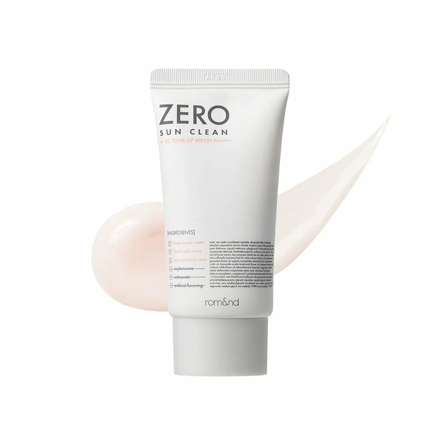 Rom&nd - Zero Sun Clean 02 Tone Up SPF50+ PA++++