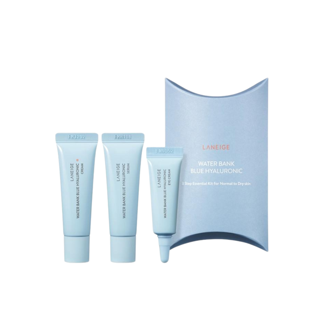 Laneige - Water Bank Blue Hyaluronic Skin Care Trial (Set of 3)