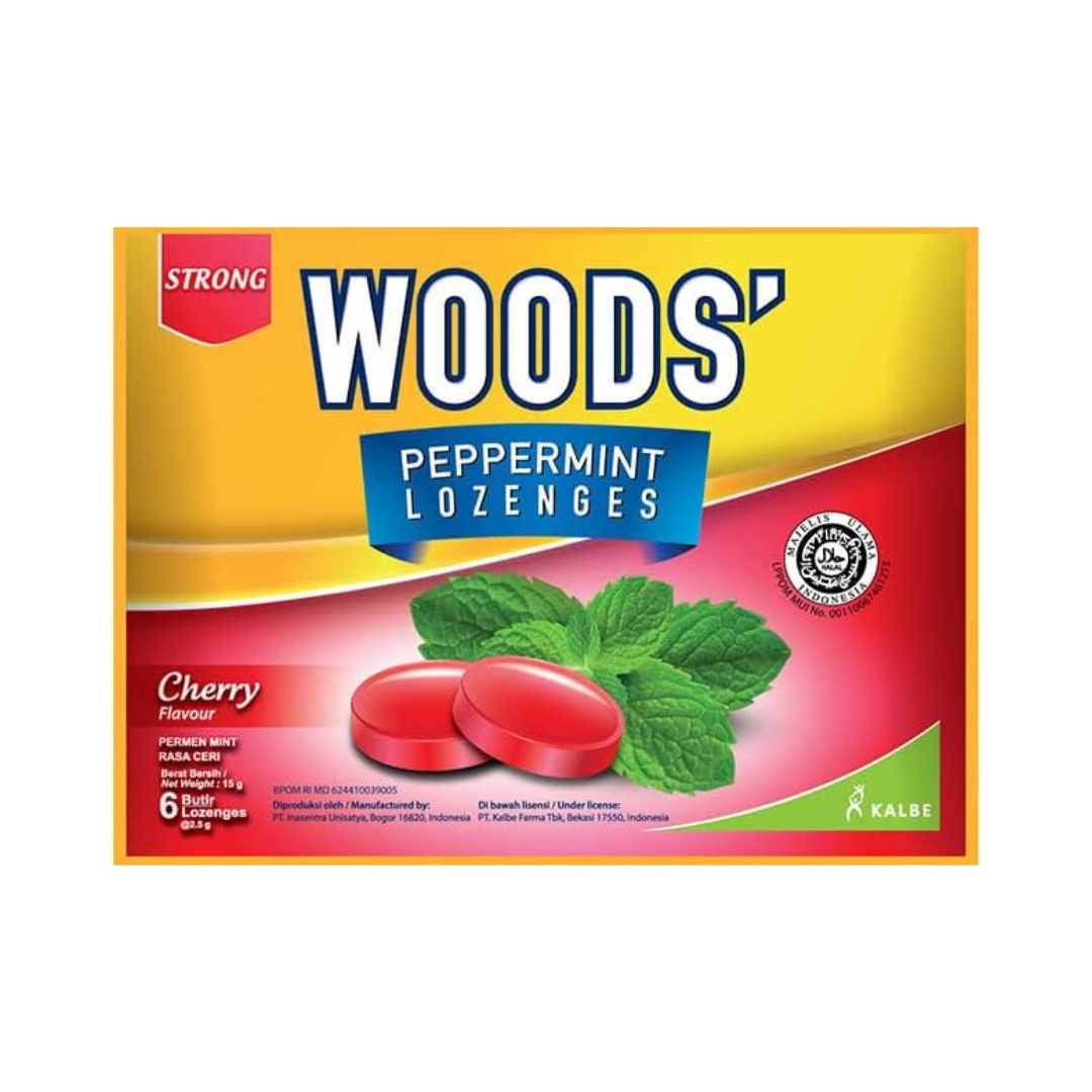 Woods' - Peppermint Lozenges Cherry