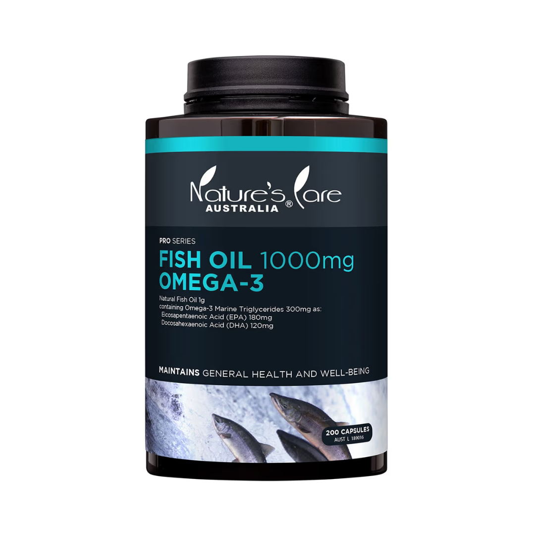 Nature's Care - Pro Fish Oil 1000mg Omega 3 1000mg/200 Capsules